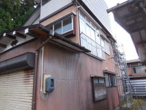 住宅屋根　軒天張替・他工事